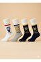 Children 4 Pairs Transitional Socks Printed - 2