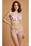 Strawberry Pattern Light Support Bra Set
