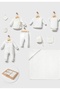 Fistolu Muslin Newborn Baby Girl 10 Piece Hospital Release Bodysuit Set Baby Outfit - 2