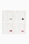 4-pack embroidered coasters - 3