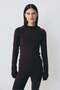 Wool hooded sports top - 3