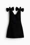 Bow-detail mini dress - 6