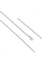 Unisex Tiny Size Steel Necklace 0.5mm