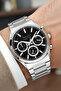 Function Men's Wristwatch Steel Case & Steel Band Silver-Black Zmfer217