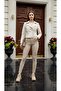 Alin Ngbutika Full Stretch Fabric Bej High Waist Skinny Jean Pants (Recovery)