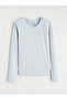 Blue bicycle collar soft touch women's bodysuit - 5