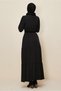 Belted Bicycle Neck Dress 46014 - 4