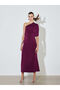 Quality Pieces from Çelebi Store One-Shoulder Gathered Dress