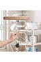 3-Tier Adjustable Pot and Pan Organizer Rack - Anti-Tip, Multi-Use Storage - 5