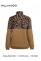 Women Casual Double Fuzzy Sweatshirt Faux Fleece Zip Pullover Coat Outwear - 5