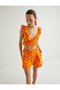 Ruffled Crop Fisto Top - 2