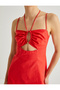 Halter Neck Mini Dress - 5