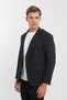 Buttoned Double Pocket Flap Slit Cotton Lycra Patterned Men's Jacket - 8