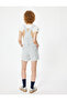 Mini Denim Salopet Jumpsuit - 4