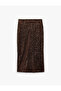 Sequined Slim Fit Midi Evening Dress Skirt - 4