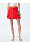 Extra Mini Pleated Shorts Skirt Standard Waist Cotton - 3