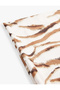 Abstract Patterned Square Satin Shawl - 3
