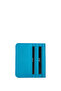 Unisex Genuine Leather Blue Card Holder - 3