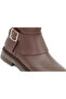 Genuine Leather Rubber Sole Zippered Women's Boots - Zb0602 - 5