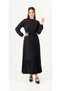 Girl's Long Maxi Hijab Dress-Lined-Comfortable Flowy and Loose Fit-Elb-0049-4979 - 4