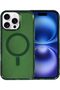 iPhone 16 Pro Max Hard PC Polycarbonate Shockproof Case (Green Case) - 2