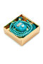 Gift Stone Zikirmatik and 99 Pearl Prayer Beads Set with Box - Petrol - 4