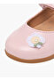 Girls Floral Applique Hook and Loop Mary Jane Shoes - 6