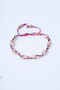 Certified Pink Quartz-Hematite Natural Stone Macrame Bracelet Odt034 - 6