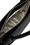 Women's Faux Leather Black Floter Arm Bag - 5