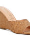 Women Cork Wedge Sandals in Natural - 5