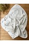 100% Cotton Baby Girl Ribbed 10-Piece Newborn Hospital Release Bodysuit Set Boxed-Cream - 5