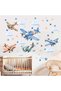 Airplane Wall Stickers for Kids - Peel and Stick Cloud Aircrafts Decals for Nursery - 2