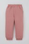 Donino Girls' Tracksuit Set with Floral Knit Pocket Detail and Snap Fasteners, Ages 2-5, Dusty Rose - 5