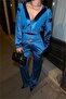 Women Velvet Fabric See-Through Detail Crop Jacket Design Tracksuit Set Nbdf140 - 6