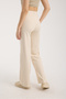 Women's Seamless Wide Leg Stripe Detailed Trousers - 7