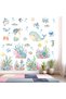 Whale Fish Wall Stickers for Kids - Peel and Stick Under The Sea Vinyl Decals for Nursery - 3