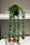 Artificial Hanging Flower Yali Pot Inside Huajia Hanging Plant with Roses - 2