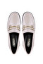 Women's Genuine Leather Mink Loafer Shoes - 5