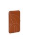 Phone Back Tan Leather Magsafe Card Holder Wallet Dk320 - 2