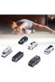 6-Piece Metal Police Car Set - Diecast Toy Police Team - Durable Alloy Model Vehicles - 4