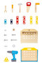 Little Engineer's Wooden Workbench w/ Accessories 51pcs - 4