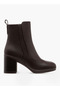 Women Block Heel Ankle Boots - 3