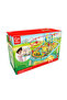 - Wooden Railway Train Activity Table w/ Bead Maze- 6pcs - 6