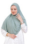 One Piece Ready-To-Wear Headscarf Turban Shawl – Easy-To-Wear Long Shawl Viscose - 3