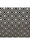 Fabric Duck Cloth Linen Fabric (100X180) (High Contrast) Black-White Geometric Patterned Duck Fabric - 4