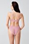 Women's Supported Push-Up Dusty Rose Bra Set – Lace Embroidered Model C0T6N1433 - 4