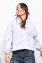 Gray Right Sleeve Zippered Pocket Three Thread Sweat Cardigan - 3