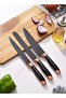 Professional 9-Piece Kitchen Knife Set with Acrylic Block & Sharpener - 7