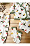 Organic Cotton Parrot Patterned Unisex 5-Piece Hospital Discharge Set, Soft and Comfortable for Newborns! - 2