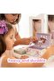 Musical Jewelry Box for Girls with Spinning Unicorn - Glitter Rainbow & Stars, Plays "Beautiful Drea - 4
